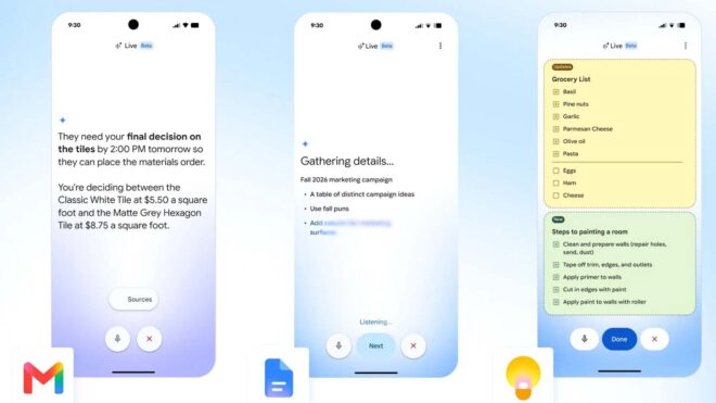 Google, Gmail Live, Docs Live, Keep Live ve en doğru sonuçları sunan küresel hava durumu modeli olarak nitelendirilen WeatherNext 3'ü duyurdu
