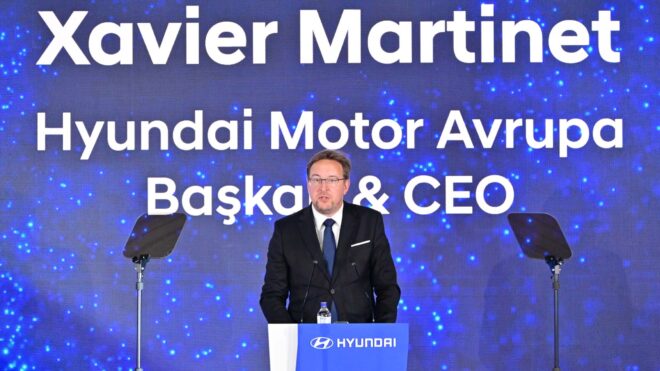 Xavier Martinet: Türkiye, Hyundai'nin Avrupa’daki en büyük üçüncü pazarı