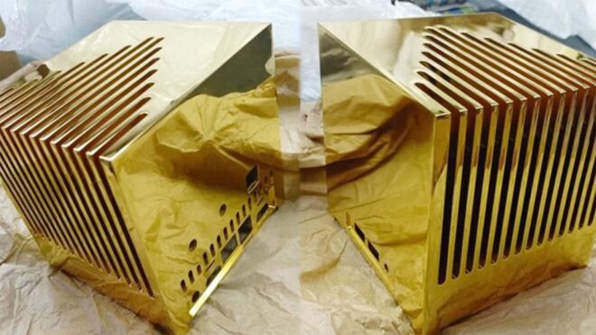 Gövdesi 24 karat altından üretilen fansız bir PC hazırlandı
