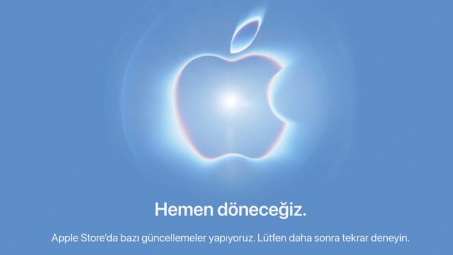 Etkinlik öncesinde online Apple Store kapatıldı