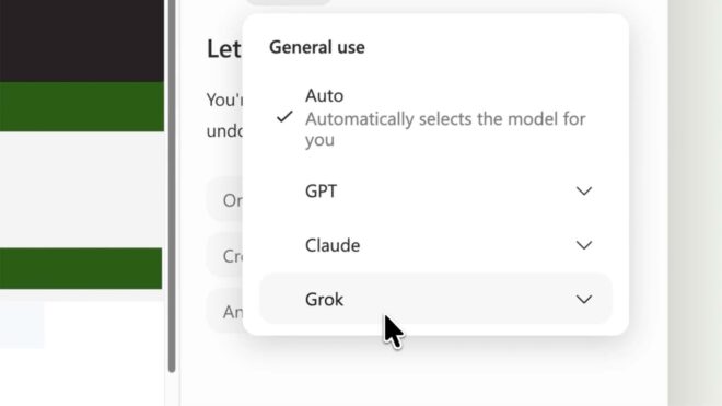 Microsoft; Word, Excel ve PowerPoint'e xAI'ın Grok modellerini de ekledi