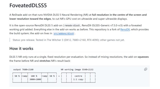 DLSS 5'in ultra geniş monitörlerdeki performansını artırmak için foveated rendering teknolojisinden ilham alınan modlar hazırlandı